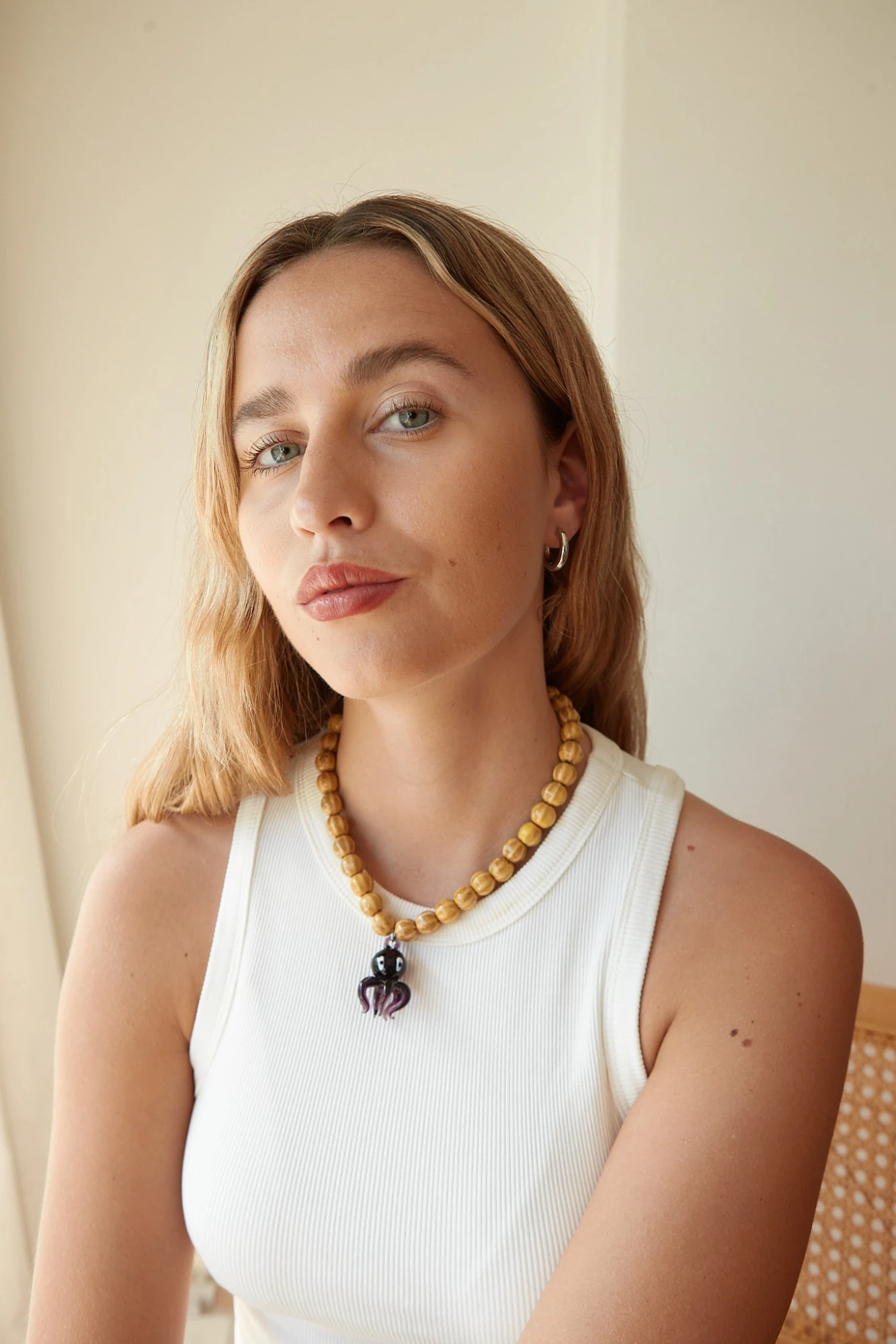 COLLAR PULPO (CERÁMICA Y VIDRIO)