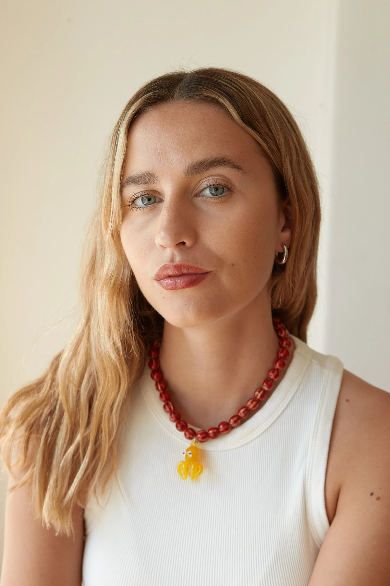 COLLAR PULPO (CERÁMICA Y VIDRIO)