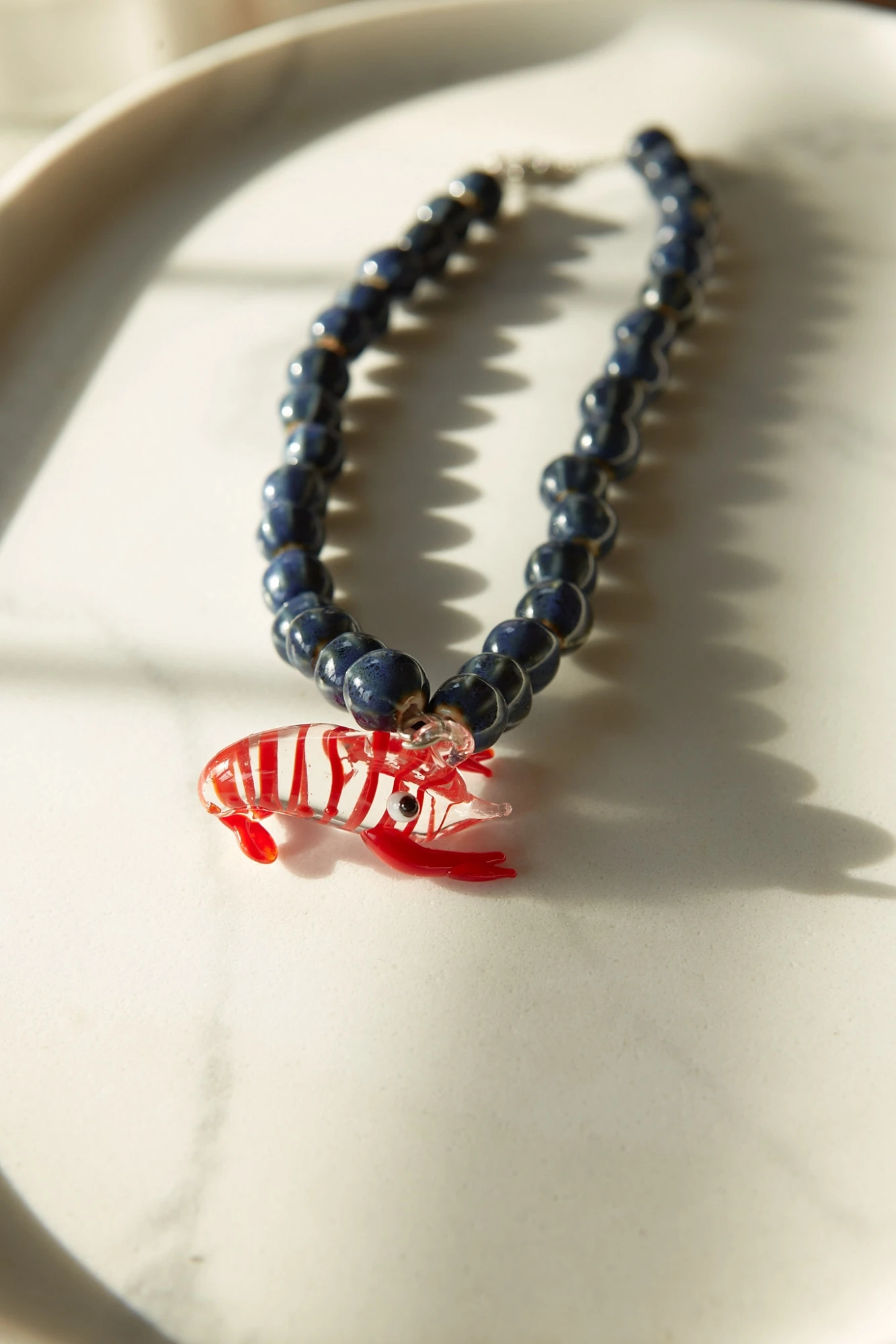 COLLAR LOBSTER  (CERÁMICA Y VIDRIO)